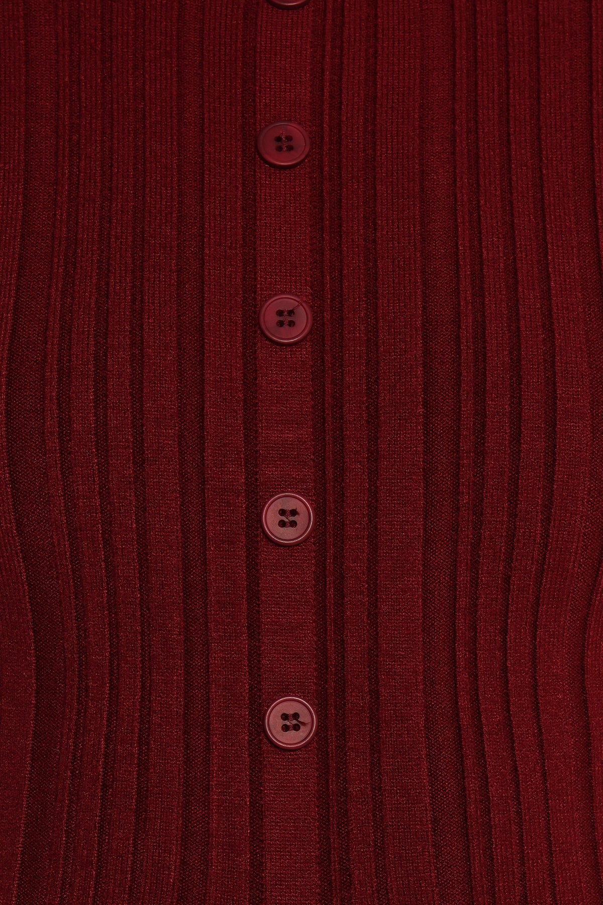 Hatte Cardigan Top - Dark Cherry