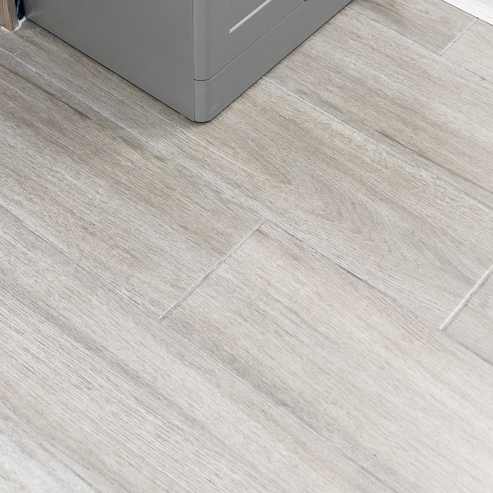Alberto Grigio 22.5 x 90cm Wood Effect Floor Tile - 1.42sqm perbox