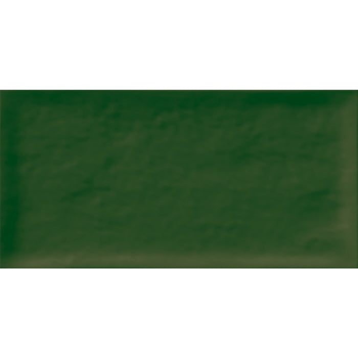 Aqua Flat Verde Bottle Green Metro 10 x 20cm Tile - 1sqm perbox