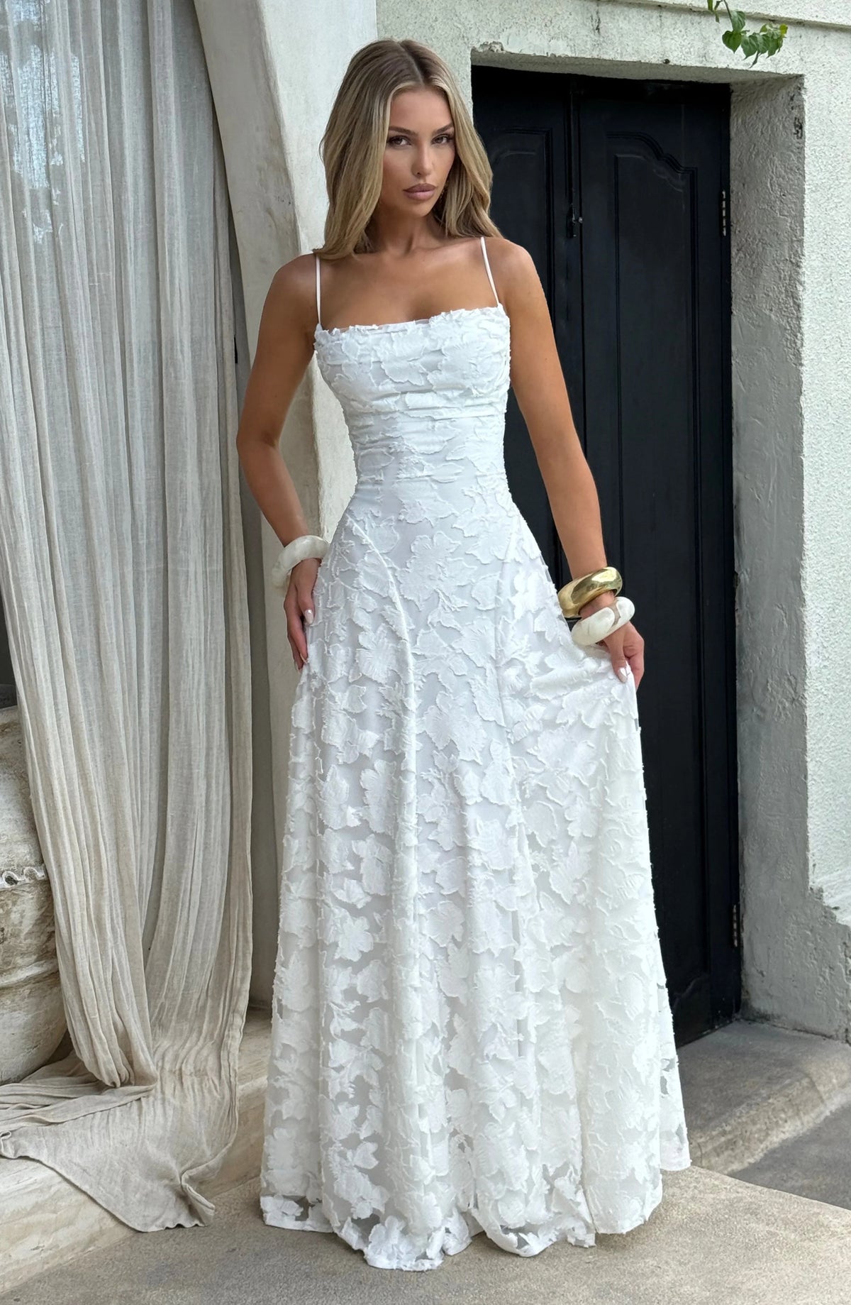 Francis Maxi Dress - Ivory