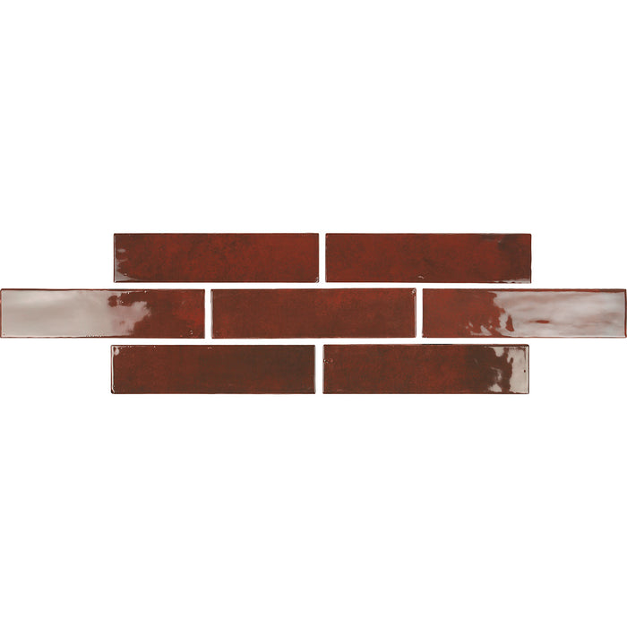 Gemstone Ruby 7.5 x 30cm White Body Tile - 0.63sqm perbox