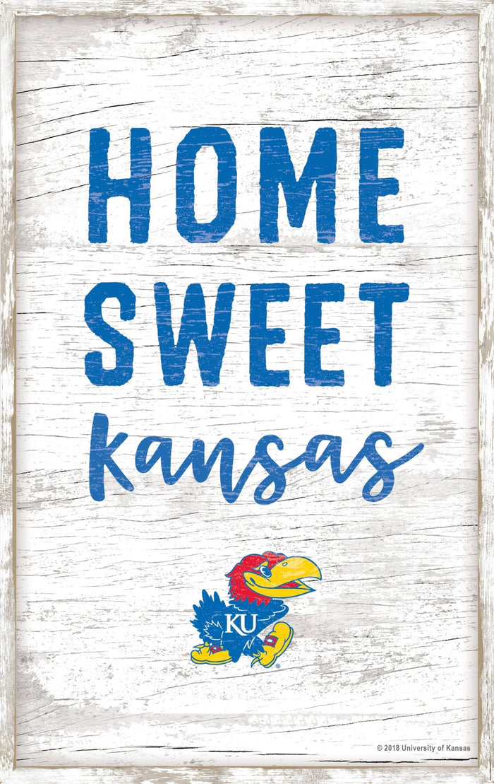 Home Sweet Kansas Wood Table Topper - Wichita Home Outlet