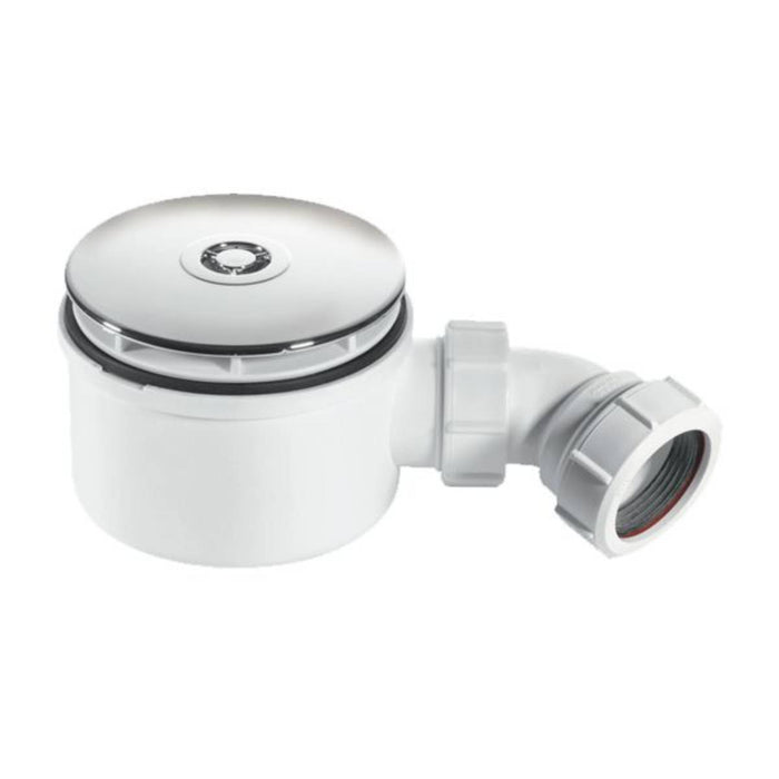 McAlpine 90mm Chrome Easy Clean Shower Trap
