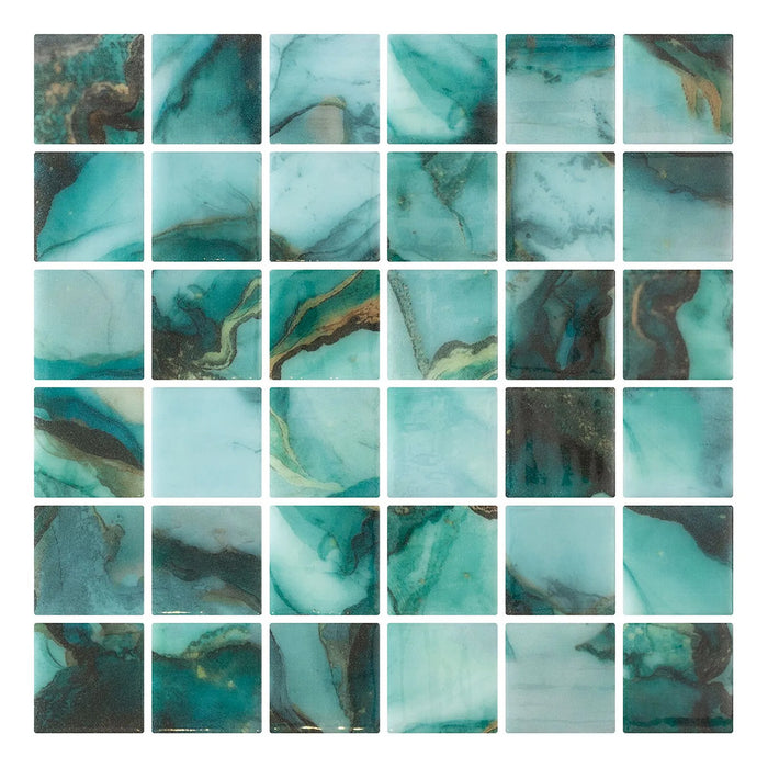 Penta Bora Luminis 31.1 x 31.1cm Mosaic Sheet