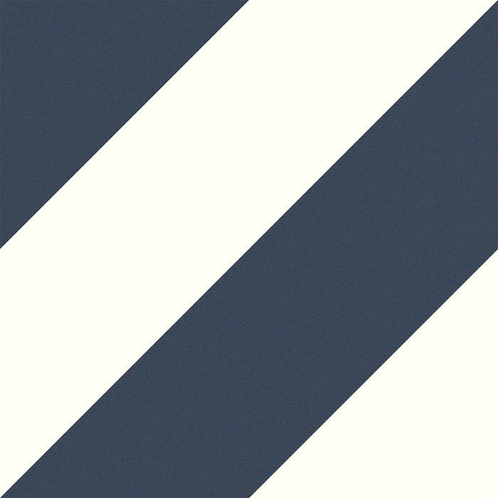 Zebra Navy 22.3 x 22.3cm Porcelain Pattern Tile - 1.15 sqm perbox