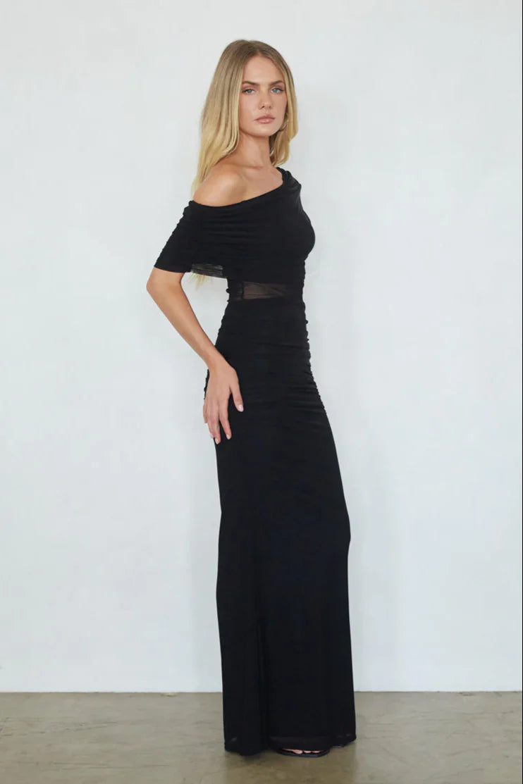 Anora Off the Shoulder Maxi Dress