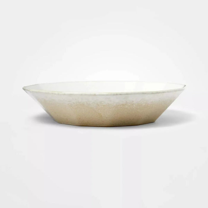 13" Ceramic Angular Bowl - Wichita Home Outlet