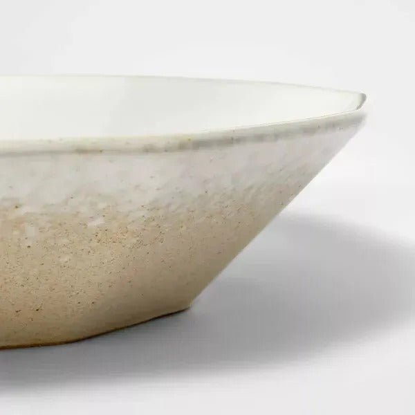 13" Ceramic Angular Bowl - Wichita Home Outlet