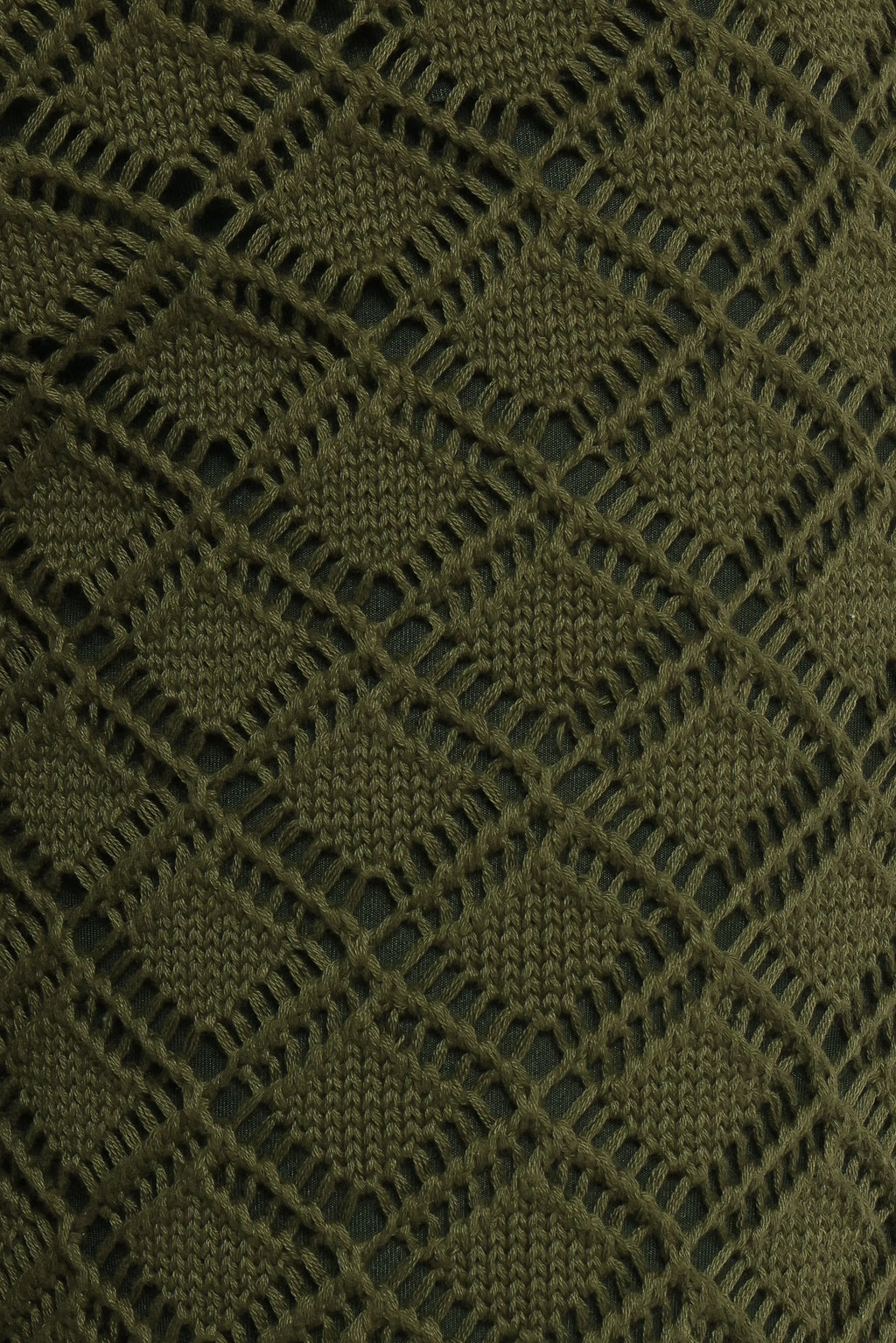 Sable Textured Knit Top - Olive