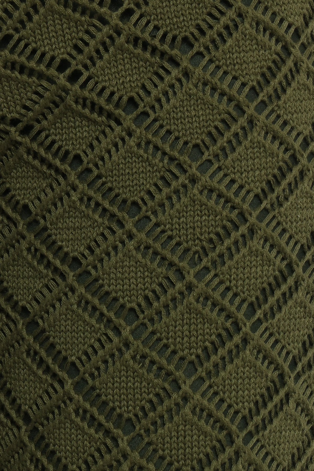 Sable Textured Knit Top - Olive