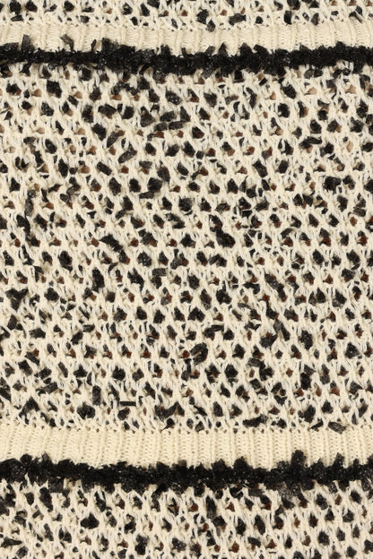 Lydia Knit Top - Ivory Black