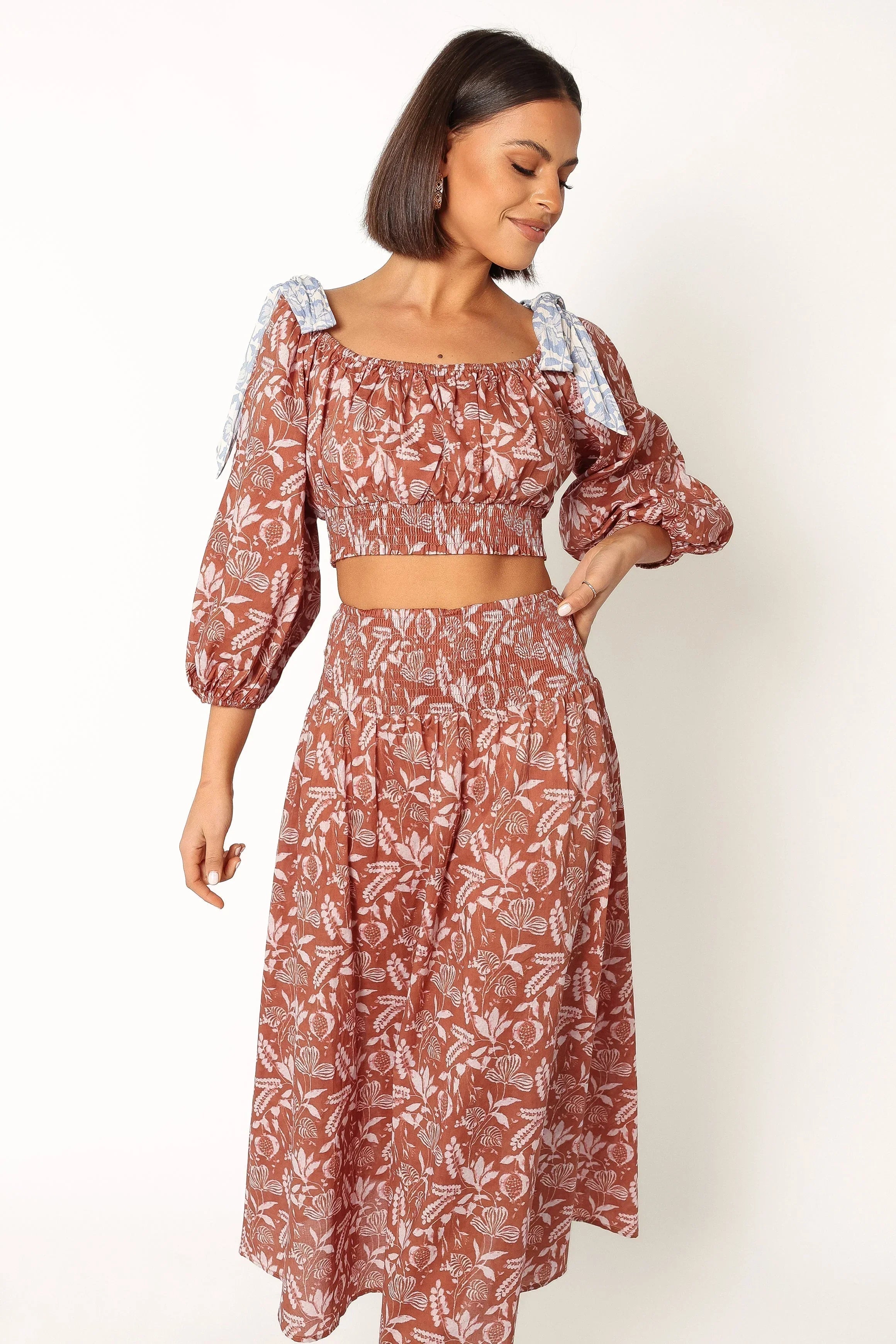 Maryette Top - Cinnamon