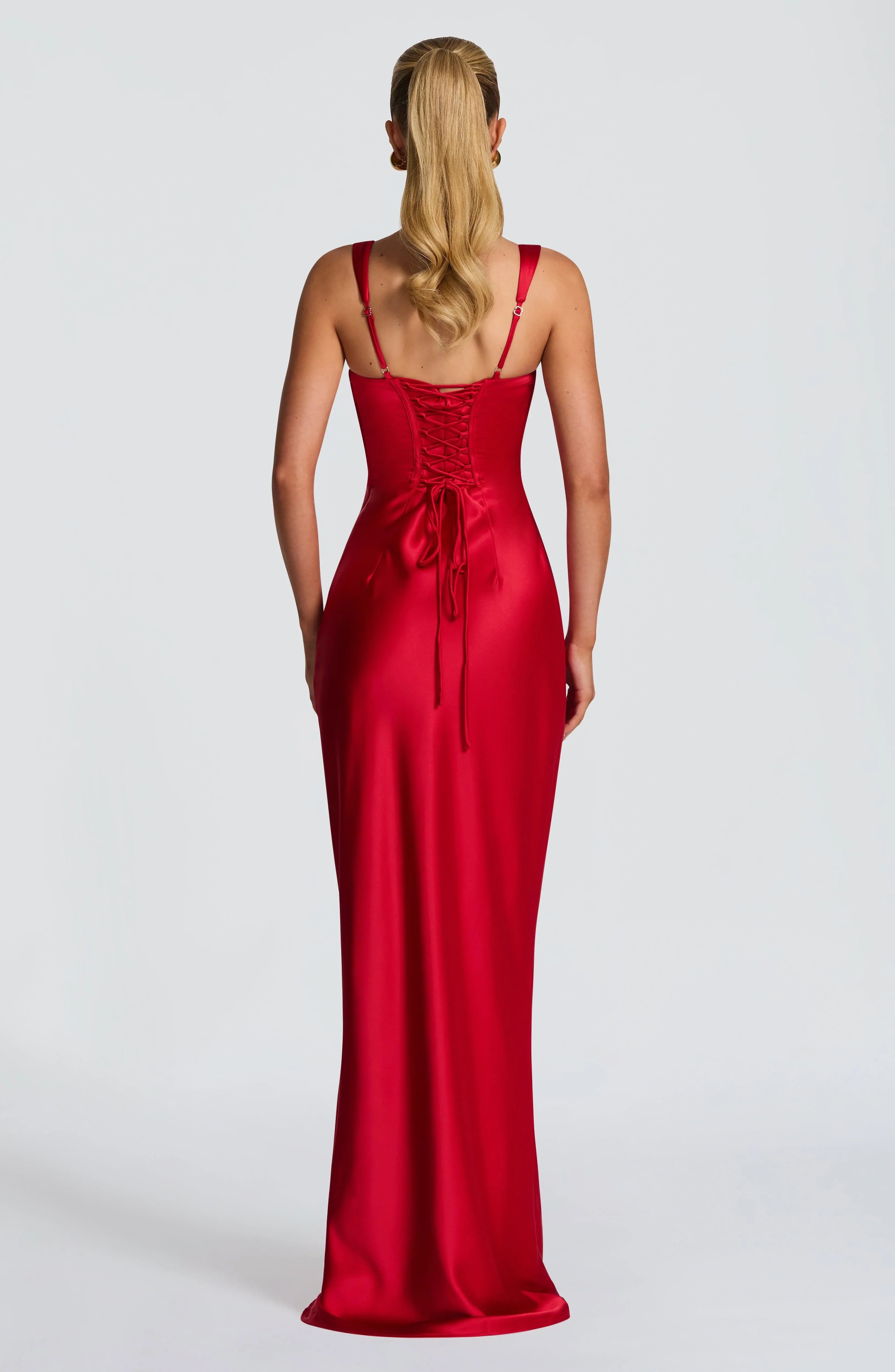 Calanthe Maxi Dress - Red