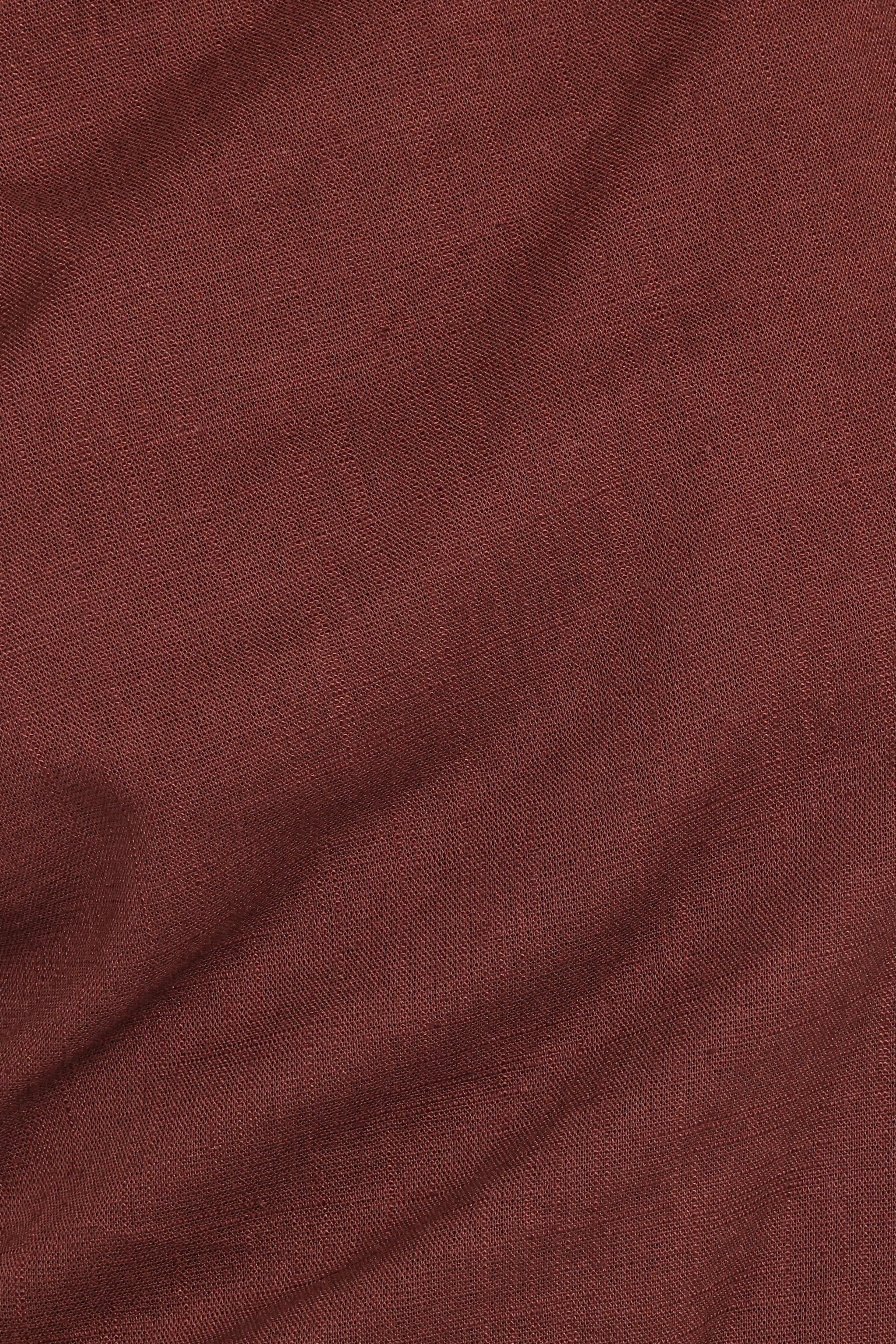 Shaw Off Shoulder Top - Chocolate Brown