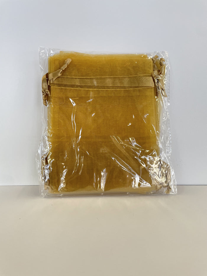 5x6.5 Gold Sheer Pouch