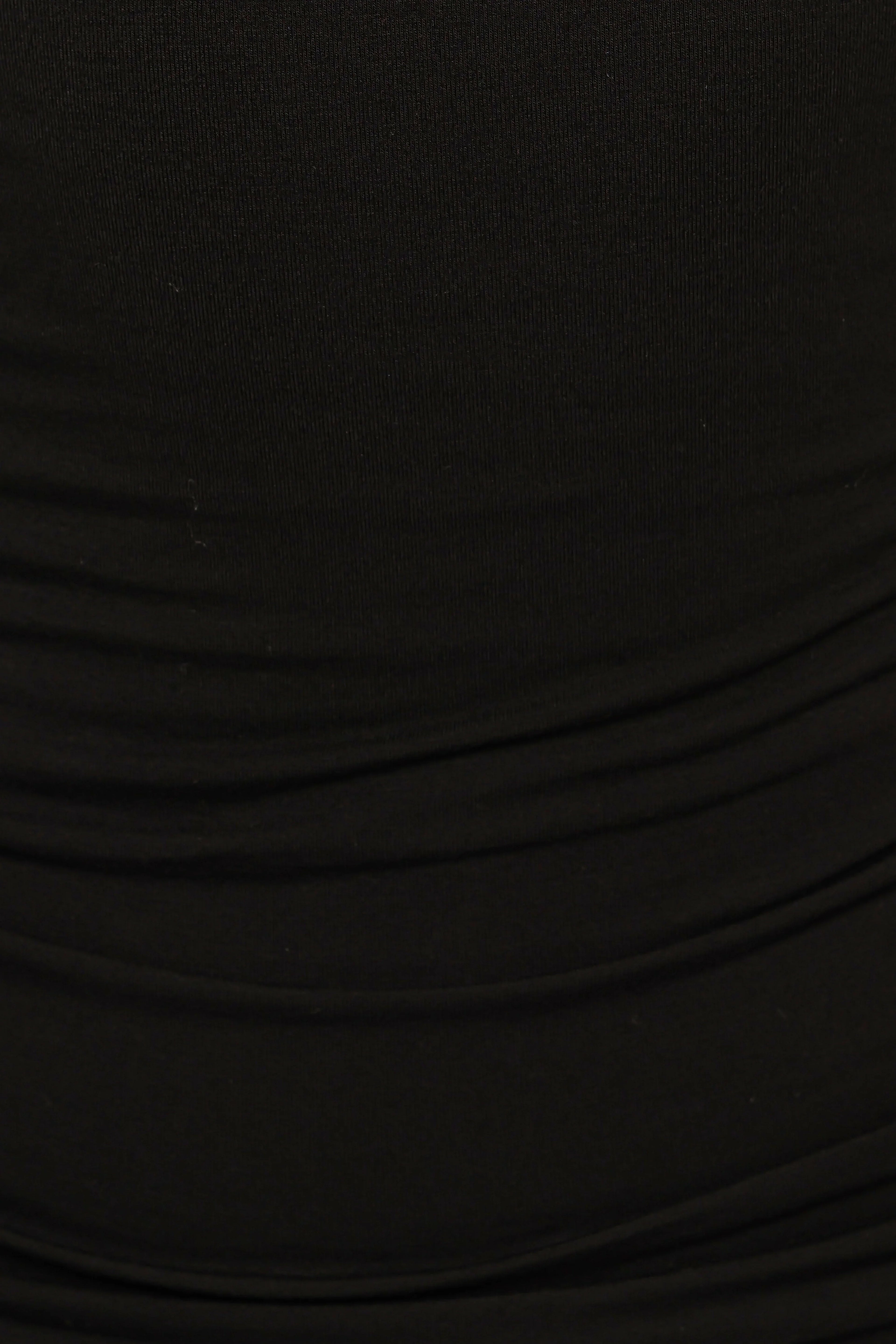 Lainey Twist Knit Top - Black