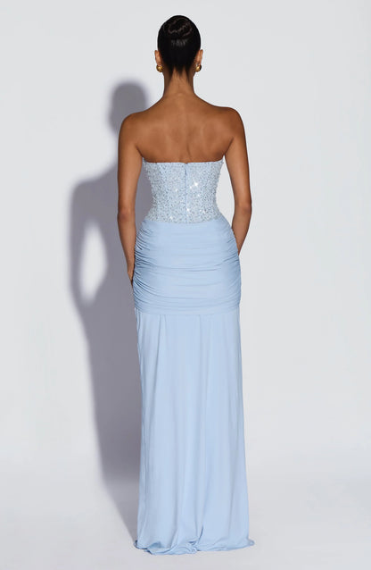 Carina Maxi Dress - Glacier Blue