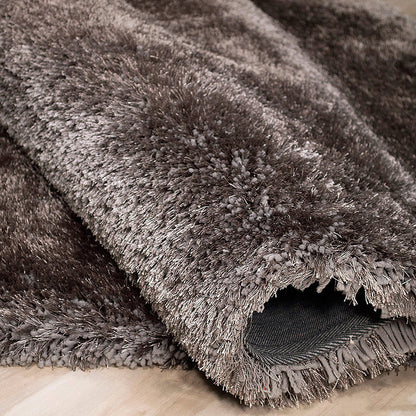 Afro Plain Area Rug - 8' x 11' - Silver - Wichita Home Outlet