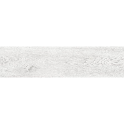 Alberto Bianca 22.5 x 90cm Wood Effect Floor Tile - 1.42sqm perbox