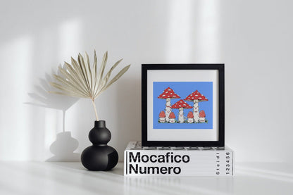 Amanita Family Art Print