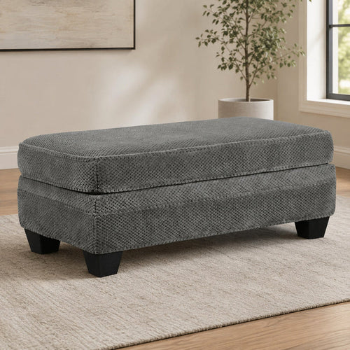 Artesia Ottoman - Granite - Wichita Home Outlet