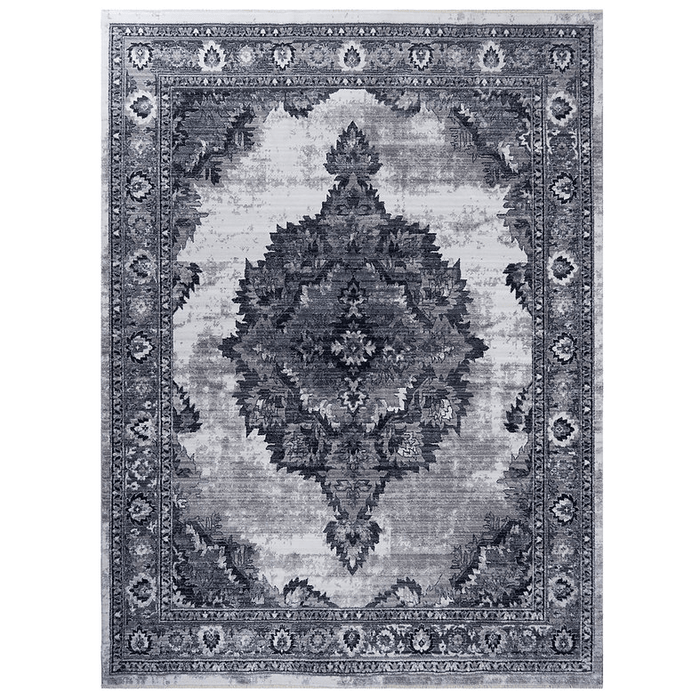 Ashton 566 Area Rug - 5' x 7' - Black Storm - Wichita Home Outlet