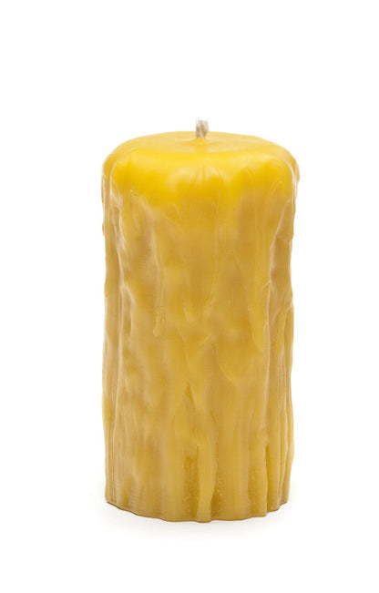 Beeswax Rustic Pillar Candles