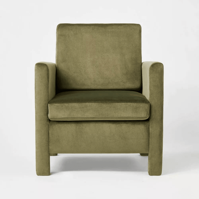 Bellfield Fully Upholstered Accent Chair - Olive Green - Wichita Home Outlet