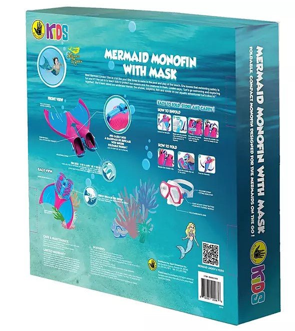 Body Glove Kids' Mermaid Fin with Mask - Wichita Home Outlet