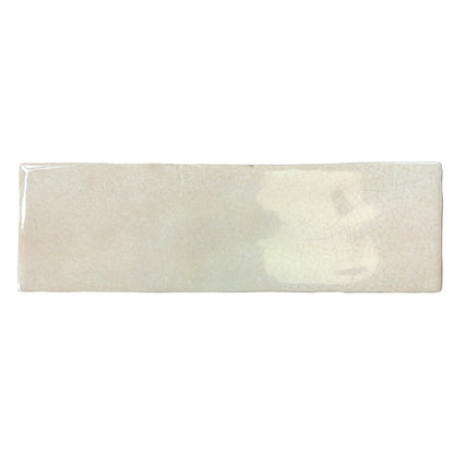 Borgo Crackle Soft White 6.5 x 20cm White Body Wall Tile -0.36sqm perbox