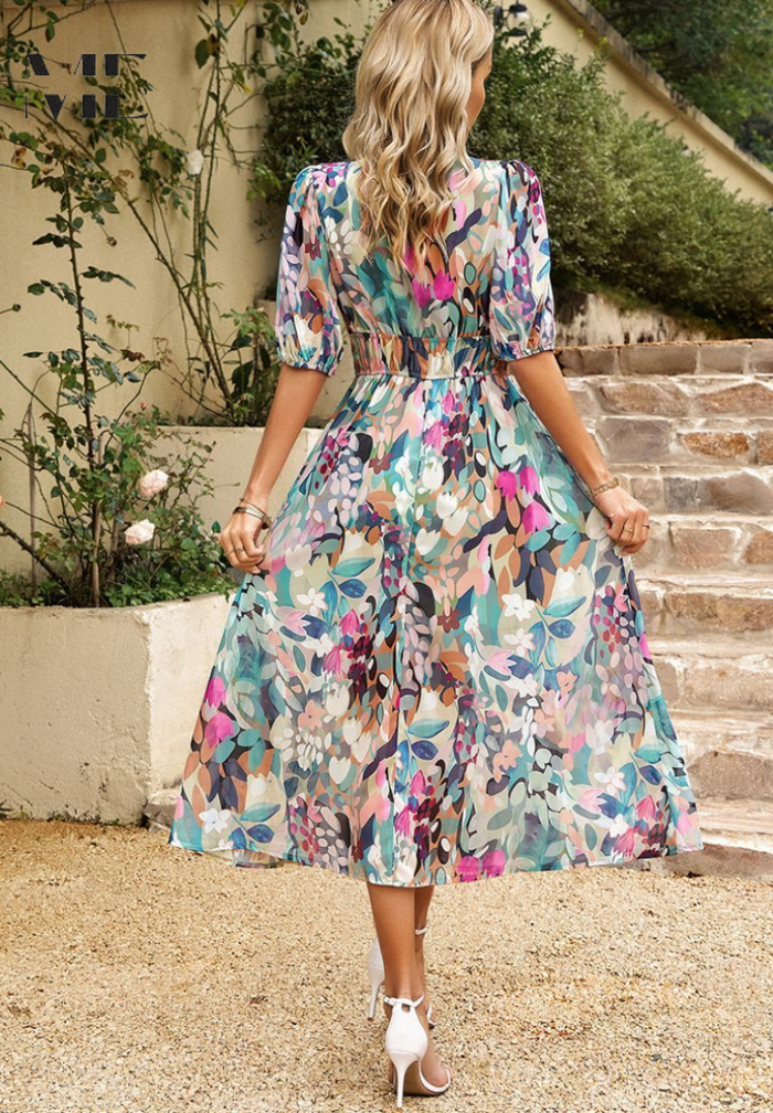 Bronwyn - Bloomy Elegance Dress