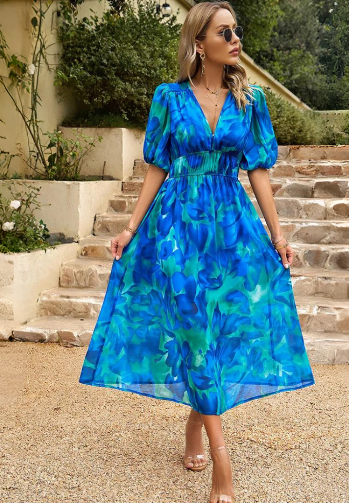 Bronwyn - Bloomy Elegance Dress