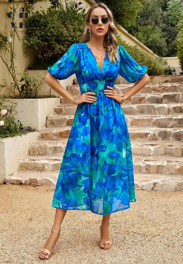 Bronwyn - Bloomy Elegance Dress