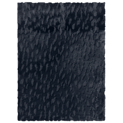 Bunny 50 Sculpted Area Rug - 5' x 7' - Black - Wichita Home Outlet