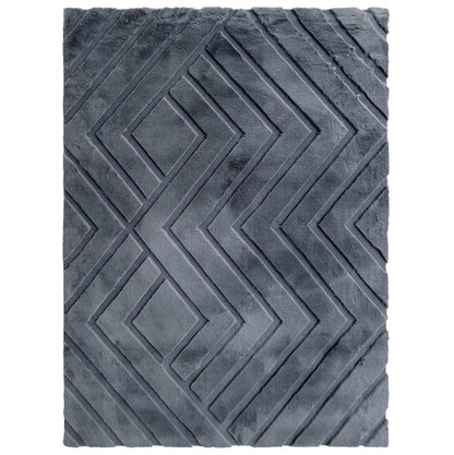 Bunny 56 Sculpted Area Rug - 7' x 10' - Graphite - Wichita Home Outlet