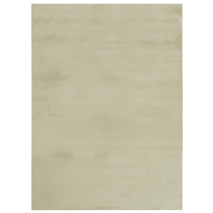 Bunny Faux Fur Area Rug - Fur Bone - 5' x 7' - Wichita Home Outlet