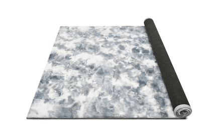 Bunny Faux Fur Area Rug - Tie Dye Grey - 5' x 7' - Wichita Home Outlet
