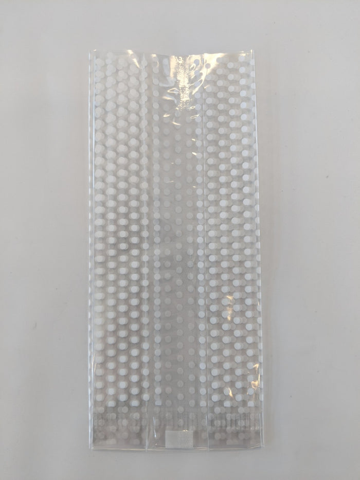 C2 Cello Bags-Small Dots White