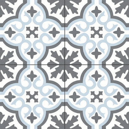 Chelsea Sky 45 x 45cm Porcelain Pattern Tile - 1.22 sqm perbox