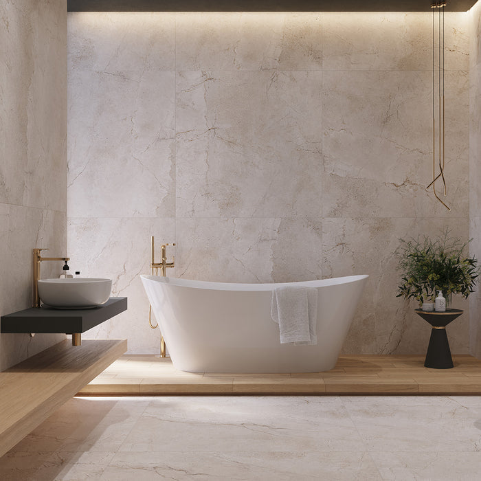 Climber Rock Beige Matt (GPT1136) 59.8 x 119.8mm Rectified Porcelain Tile - 1.43sqm perbox