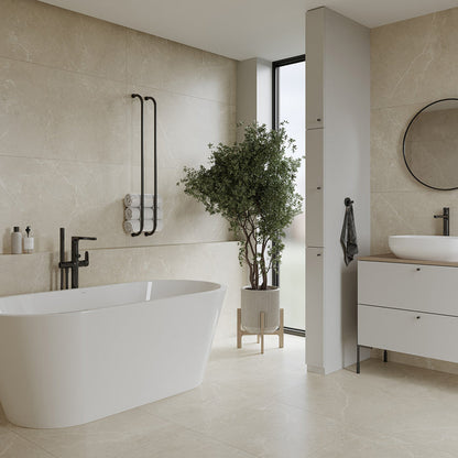 Cloud Rock Beige Matt (GPT1067) 59.8 x 119.8mm Rectified Porcelain Tile - 1.43sqm perbox