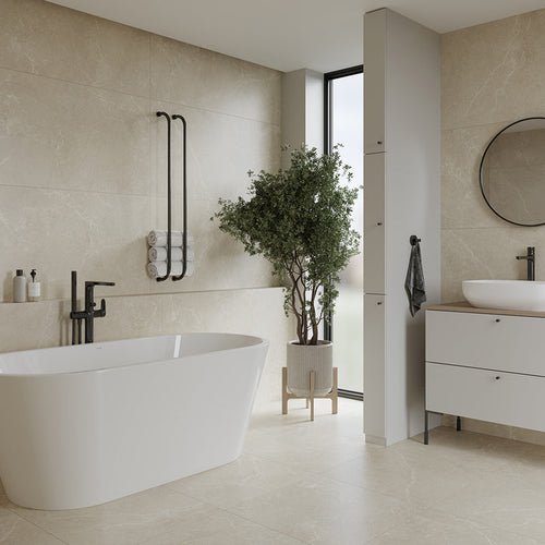 Cloud Rock Beige Matt (GPT1067) 59.8 x 119.8mm Rectified Porcelain Tile - 1.43sqm perbox