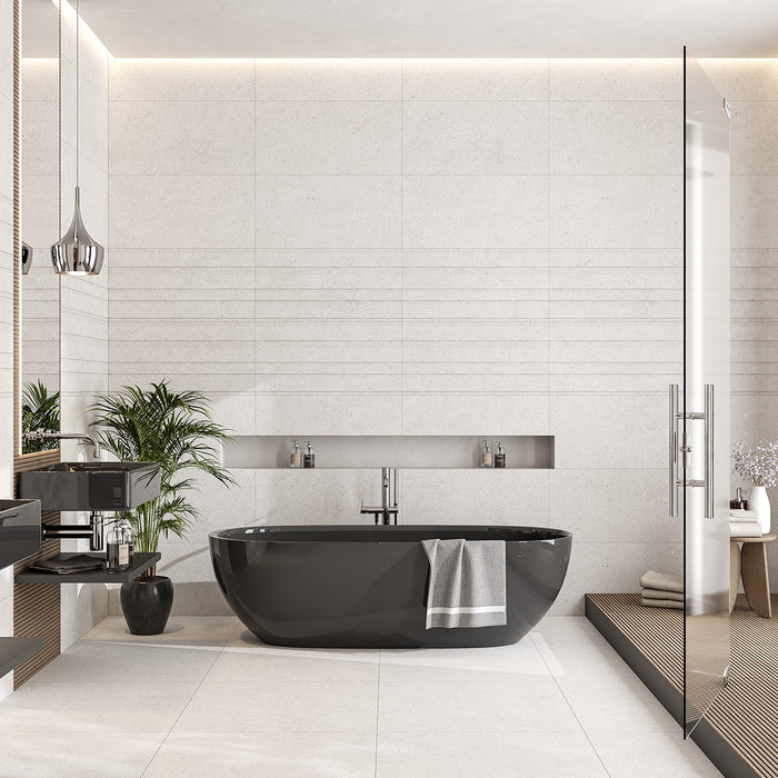 Concrete Beige Mate 30 x 60 Rectified Porcelain Tile - 0.9sqm Perbox