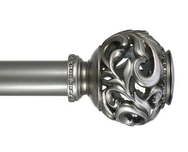 Constance Open Ball Adjustable Curtain Rod - Wichita Home Outlet