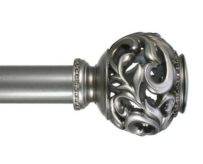 Constance Open Ball Adjustable Curtain Rod - Wichita Home Outlet