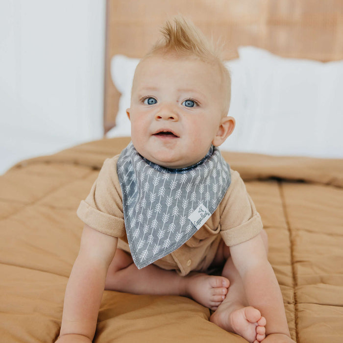 Copper Pearl Baby Bandana Bibs | Bridger