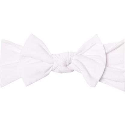 Copper Pearl Knit Headband Bow | Dove