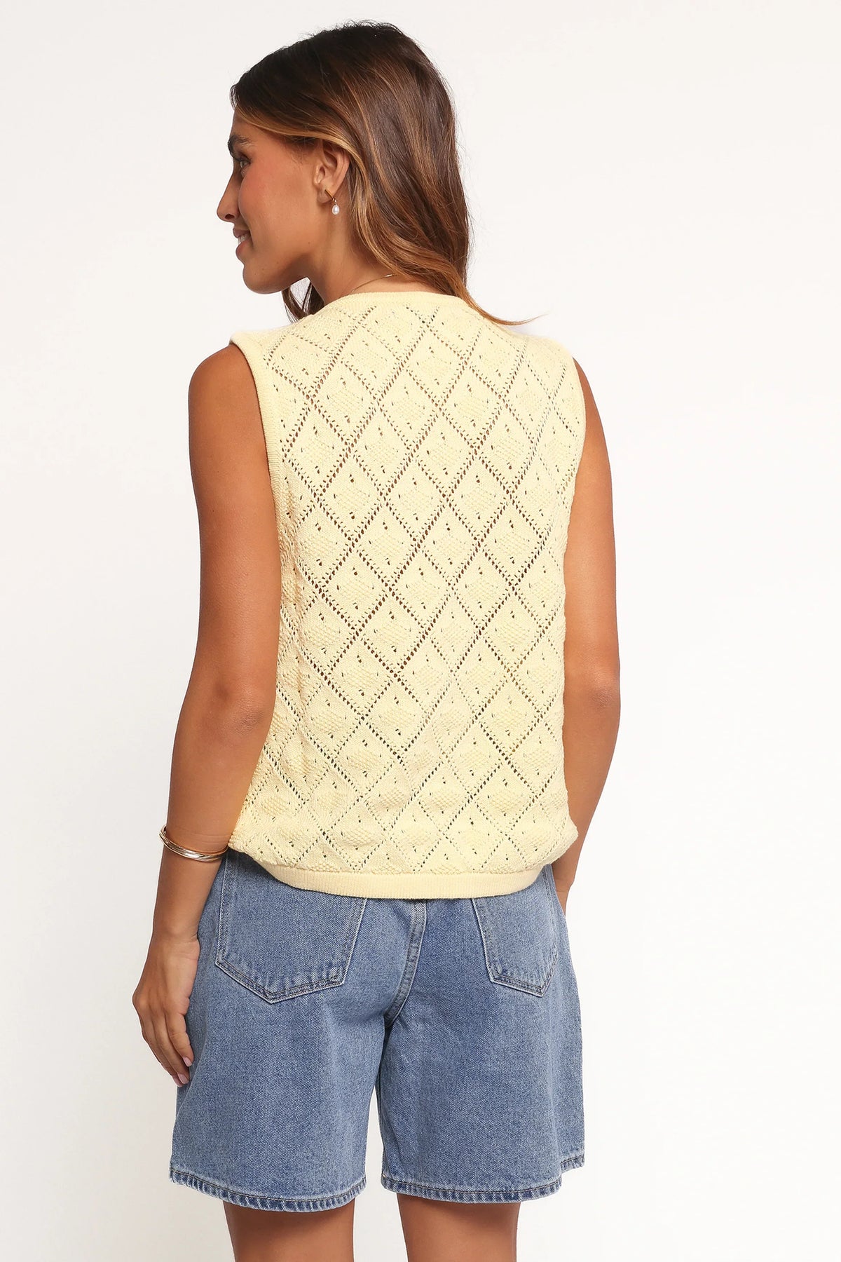Palma Knit Top - Butter Yellow