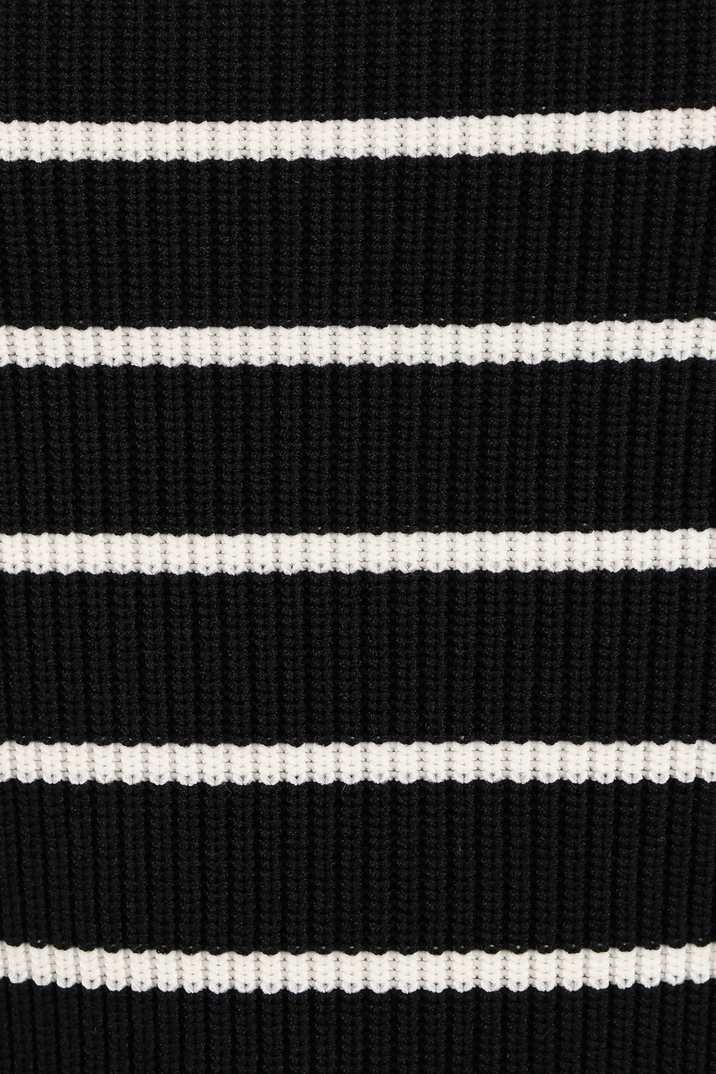 Tegan Knit Top - Black Stripe