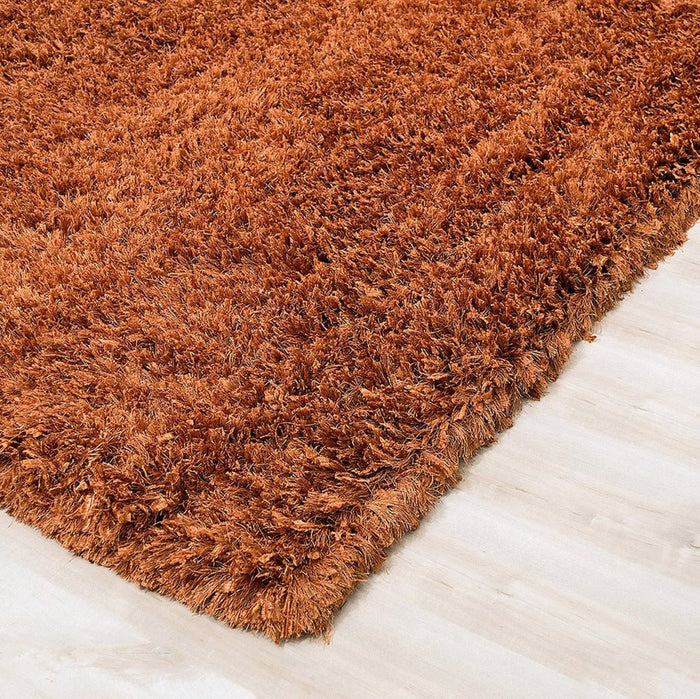 Decorative Shag Area Rug - Rust - 8' x 11' - Wichita Home Outlet